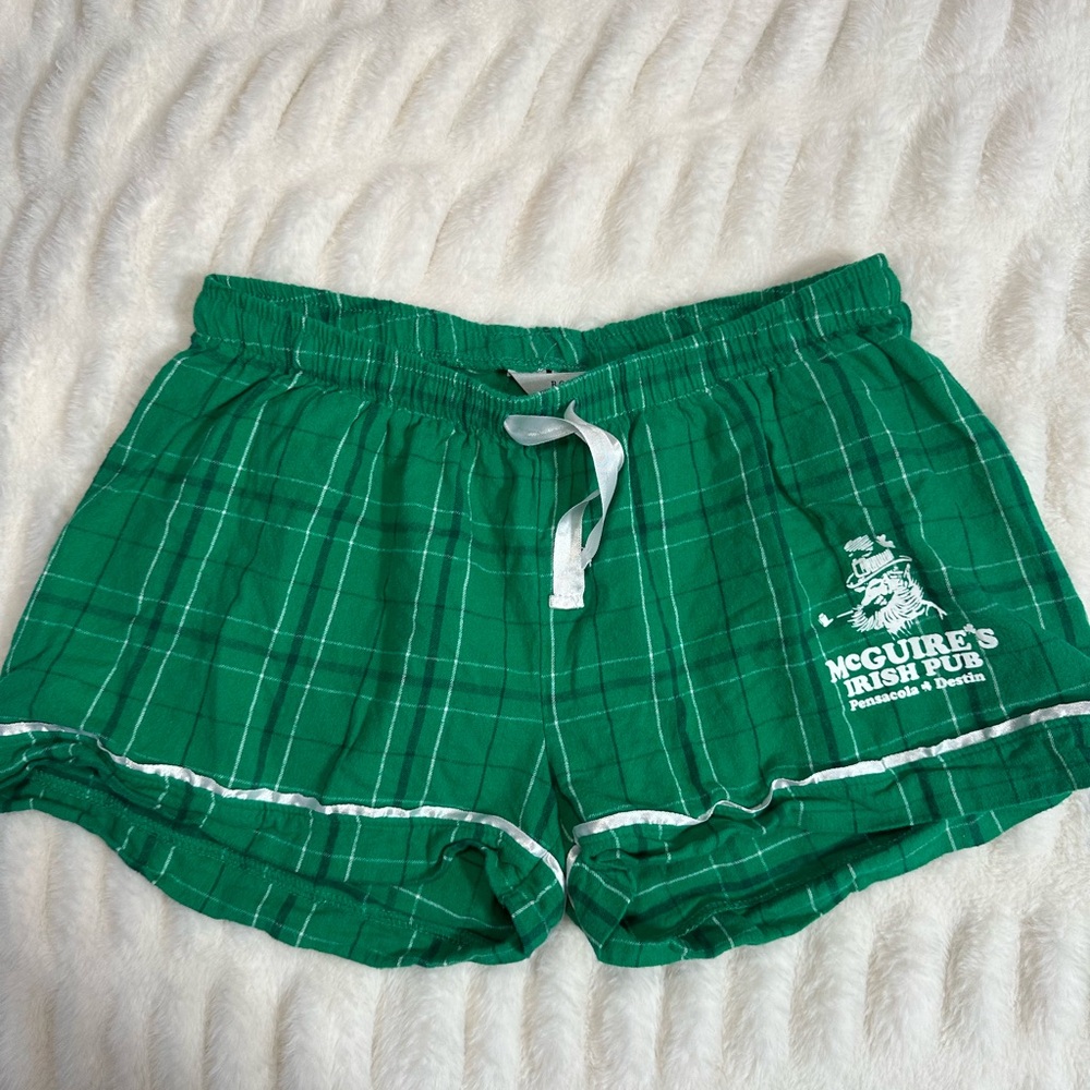 BoxerCraft Green Women's Pajama Shorts